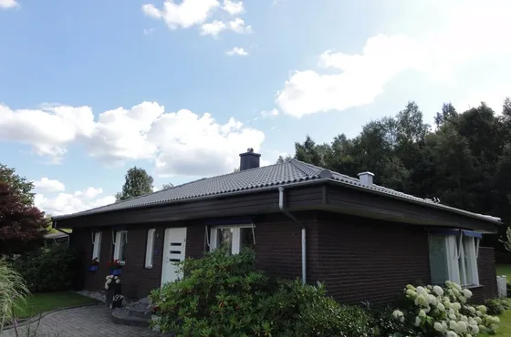 Pelēks betona dakstiņš Zviedrijā 1
